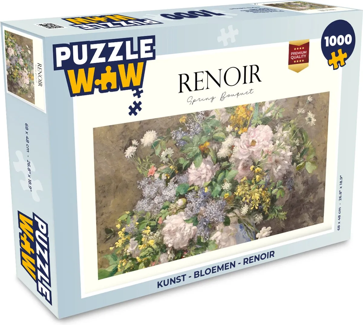 PuzzleWow Renoir Legpuzzel 1000 Stuks - Multicolor