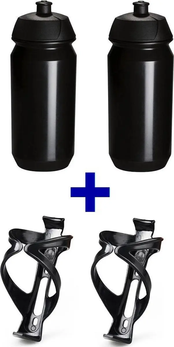 set Bidonnen met Ultralight Bidonhouders