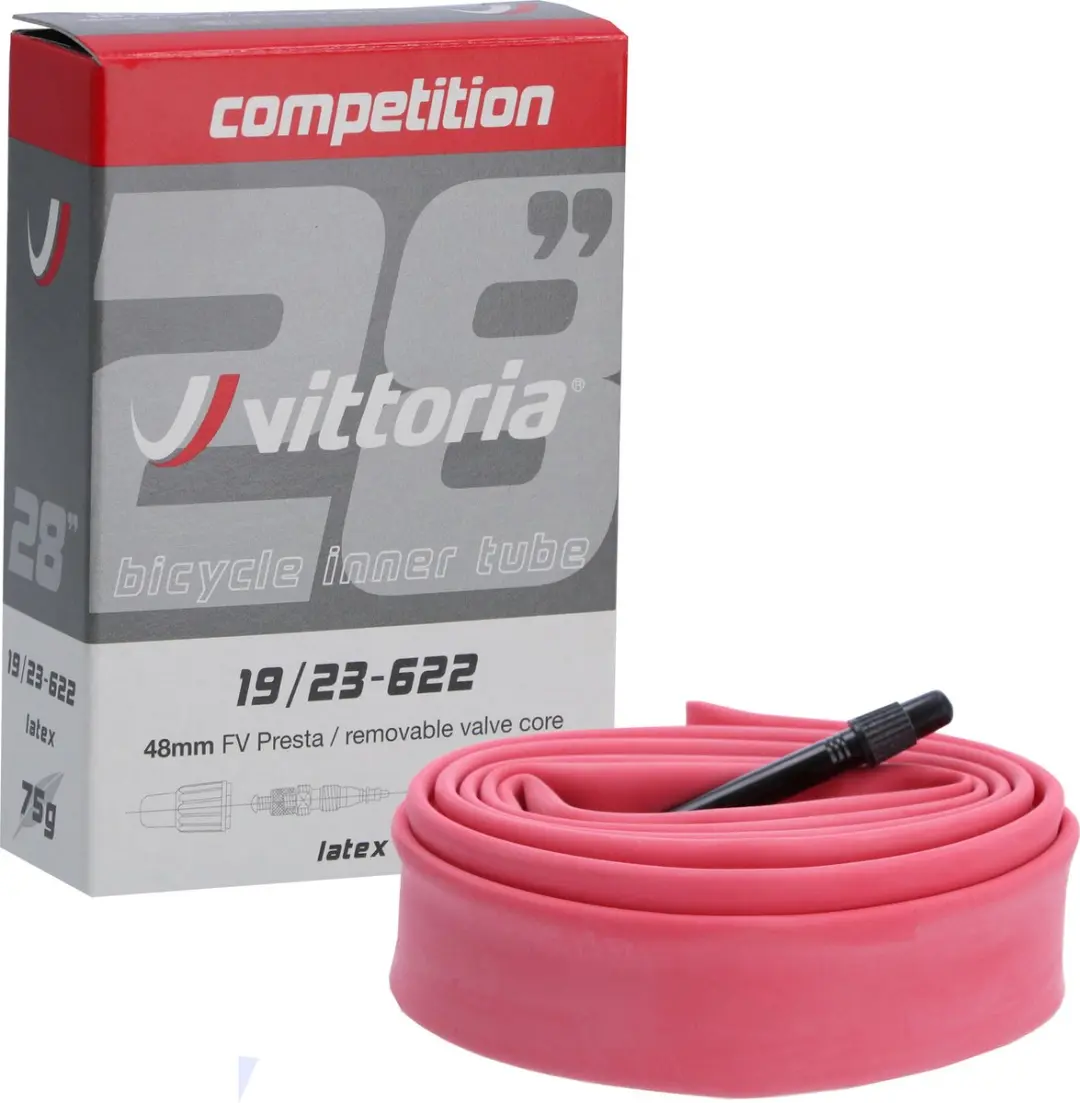 Vittoria Latex Binnenband Presta 48mm 700x19/23