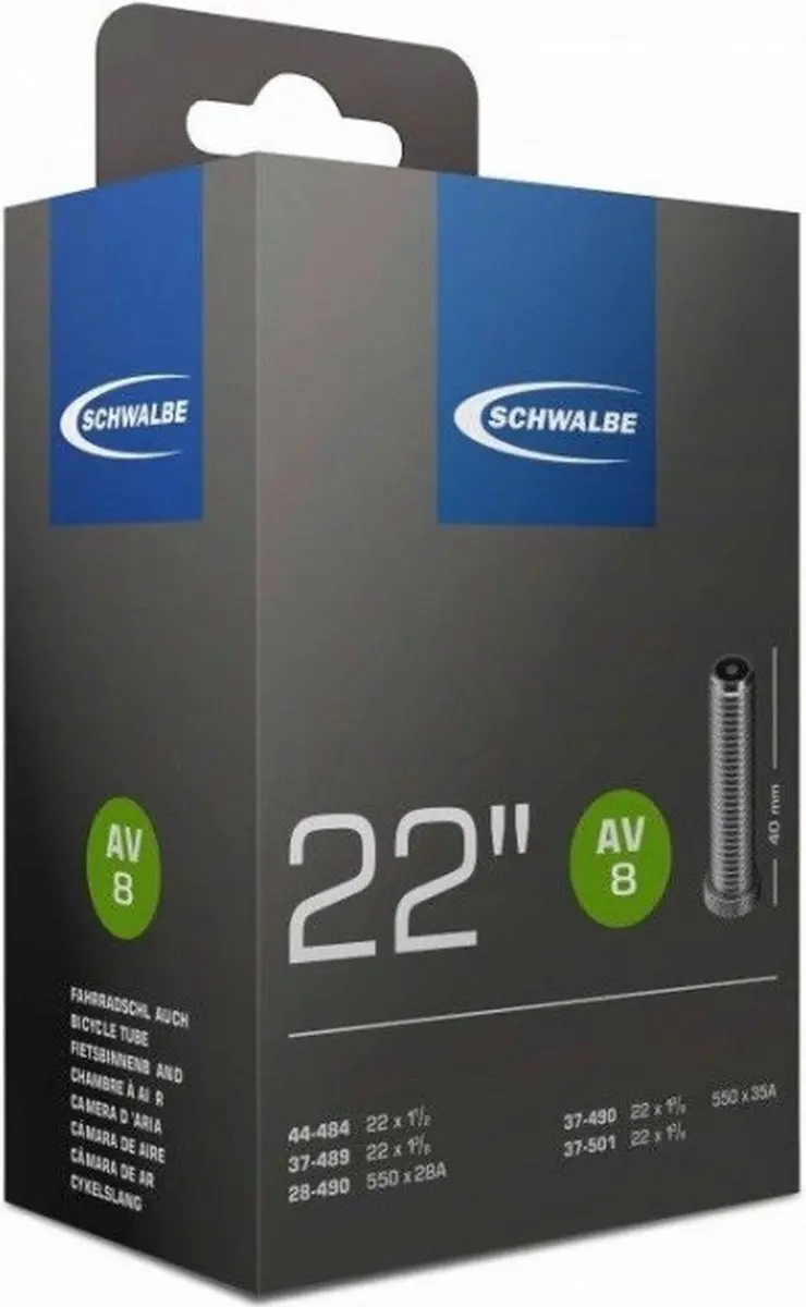 Binnenband Schwalbe AV8 22 / 28/44-501
