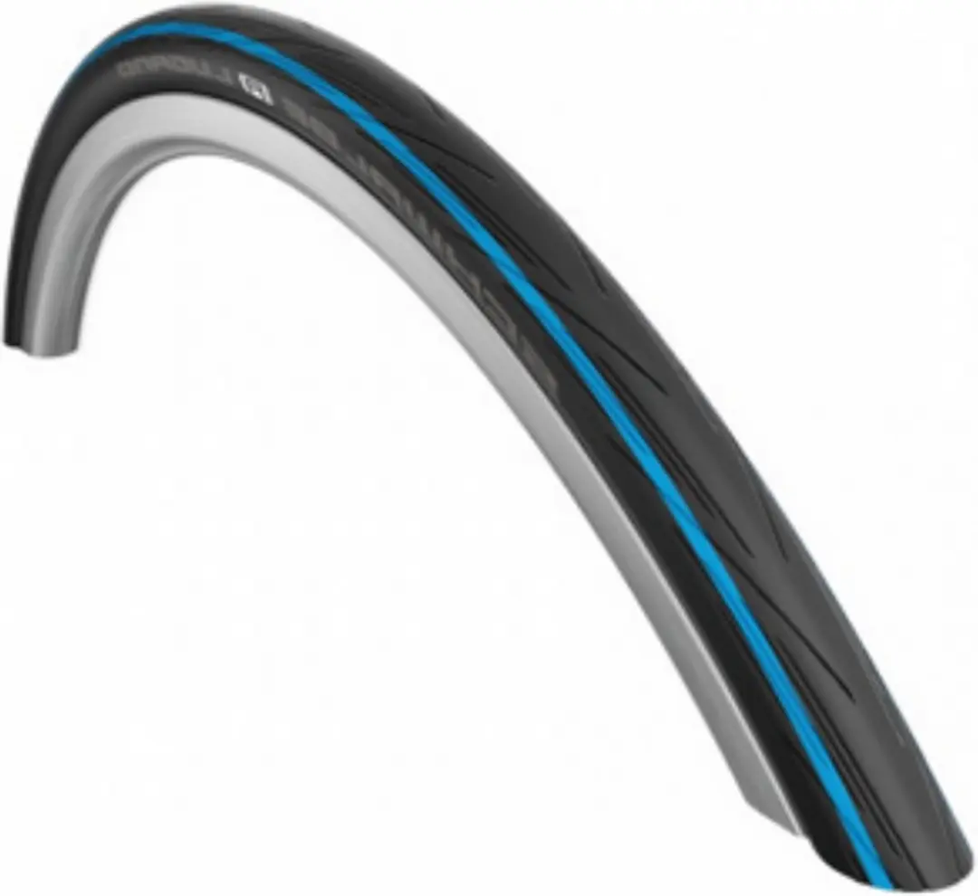 Buitenband Schwalbe Lugano 2 K-Guard 28 x 1.00 / 25-622 mm - zwart met blauwe strepen
