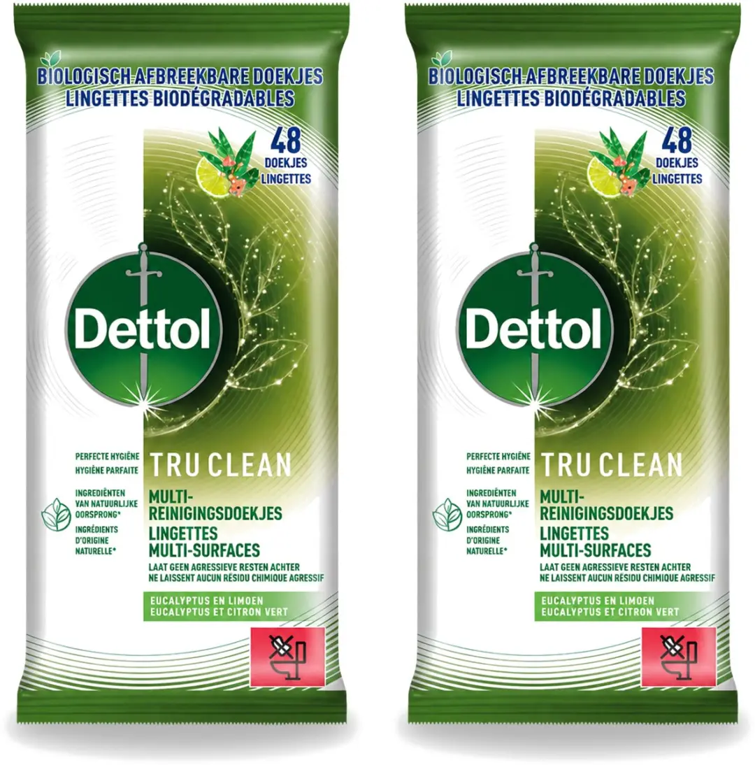 2 x Dettol Tru Clean