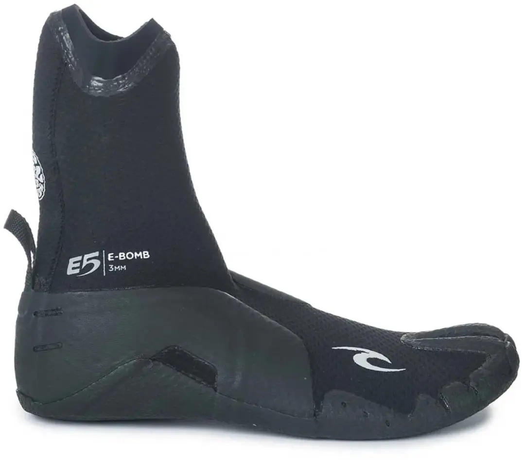 Rip Curl E-Bomb 3mm Split Toe Wetsuit Boots Black