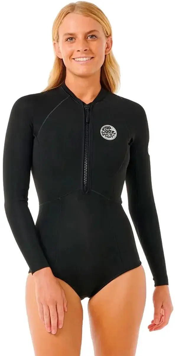 2026 Rip Curl Dames G-Bomb 1.5mm Front Zip Long Sleeve Springsuit Wets