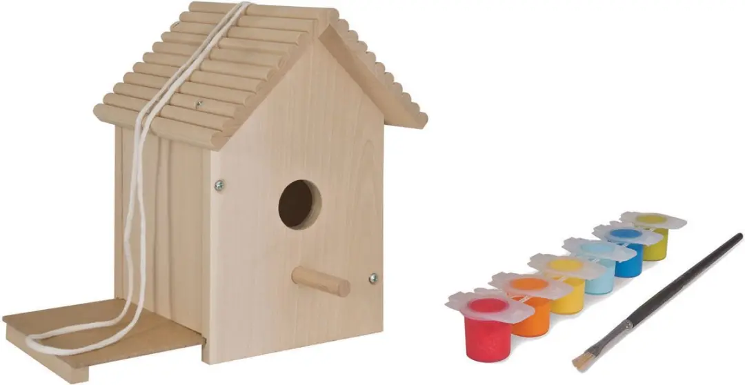 Eichhorn Vogelhuisje Meerkleurig - 14cm