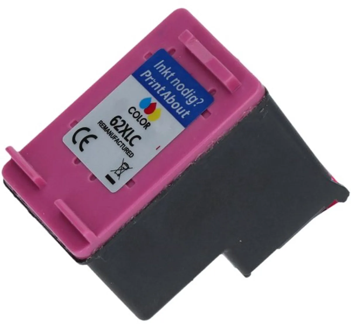 PrintAbout HP 62XL C2P07AE Inktcartridge - 3-kleuren - 620 pagina's