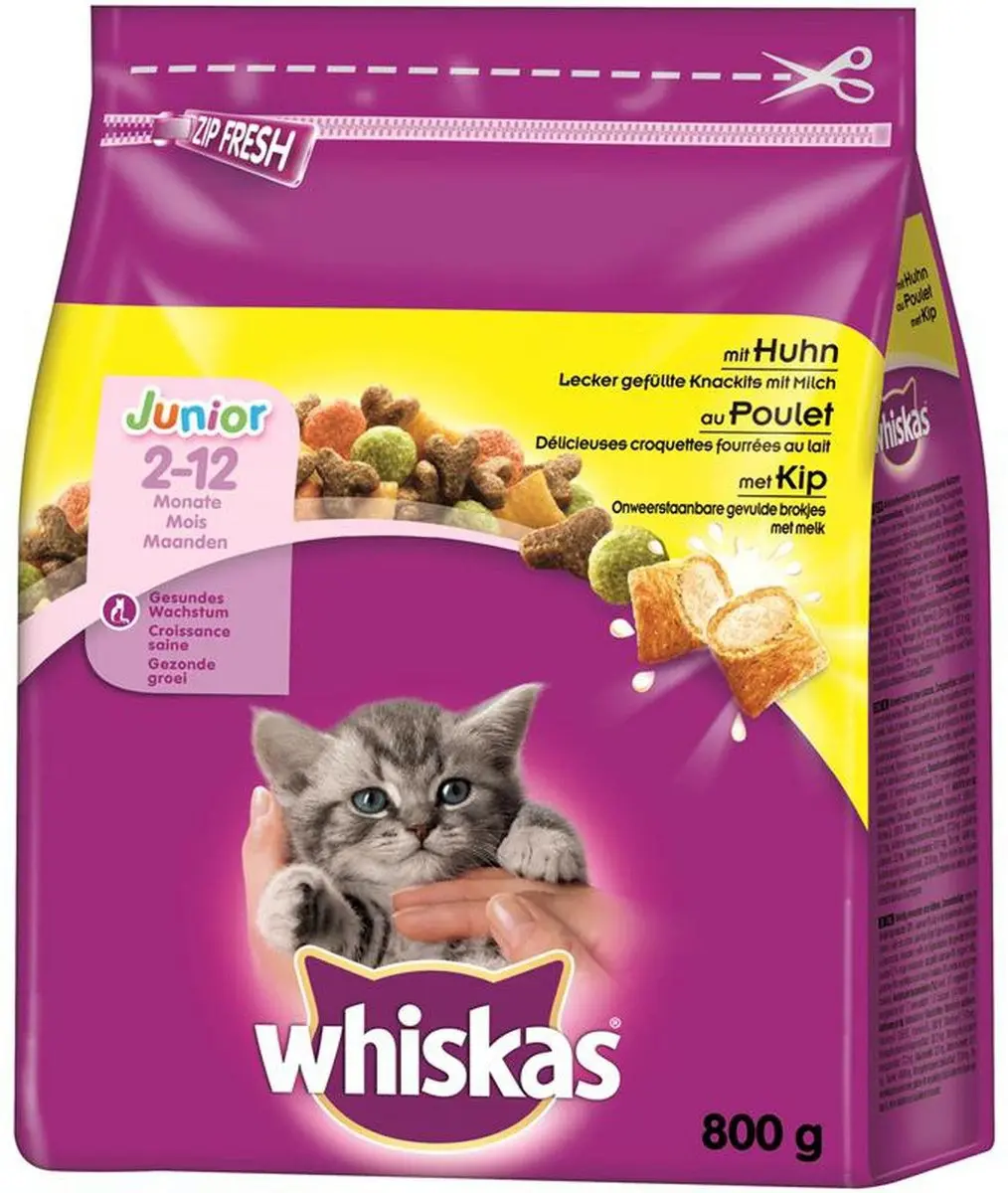 Whiskas Dry Junior met kip