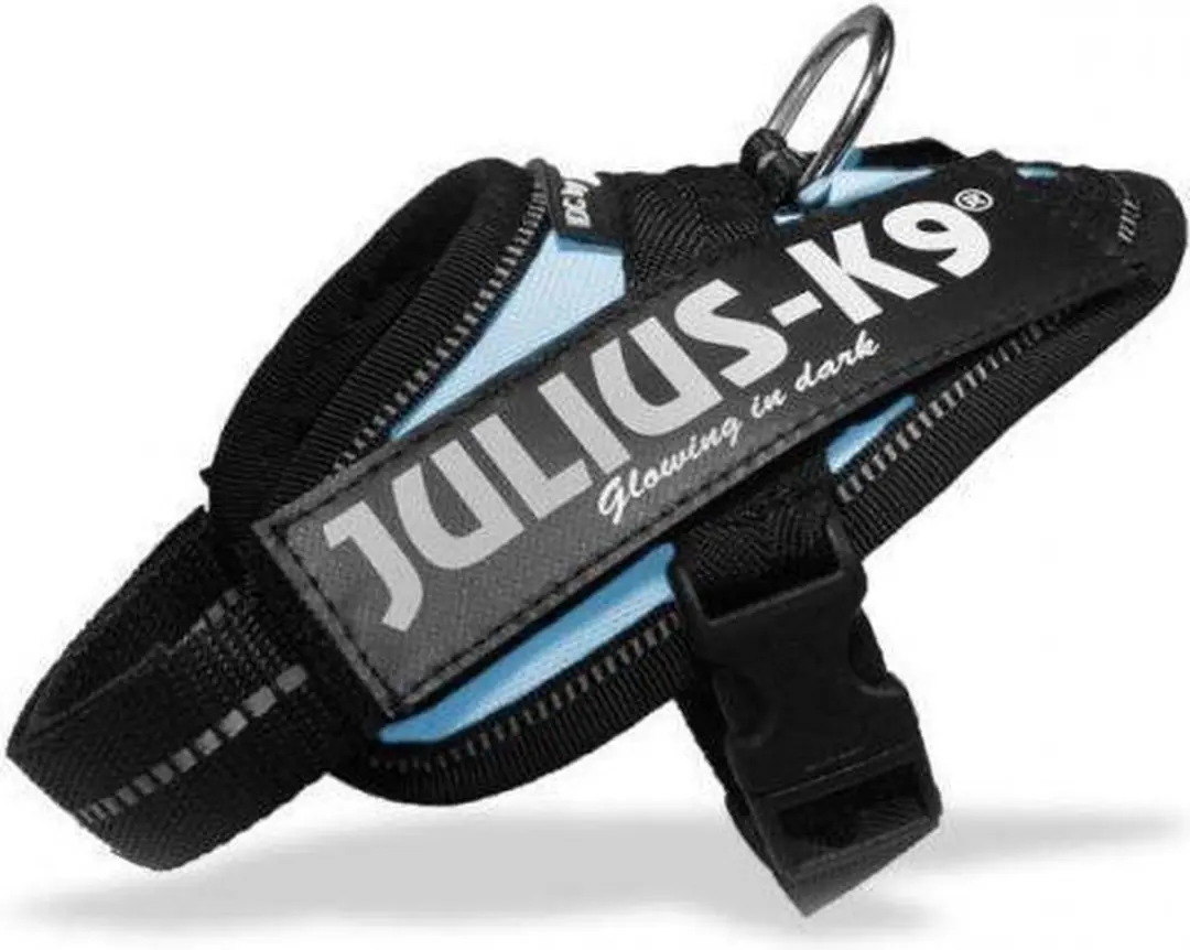 WERELD BEKENDE JULIUS K9 IDC POWERTUIG VOOR TEKSTLABELS BLUE SKY MAAT 3