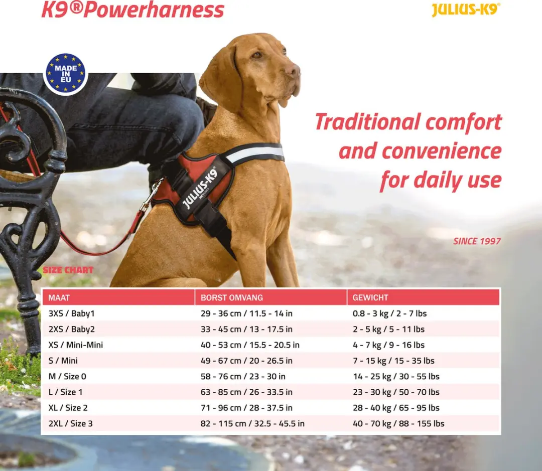 Julius K9 IDC Powertuig M Camouflage - 14-25 kg