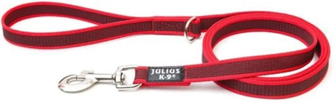 Julius K9 Antislip Lijn Rood 1,8m