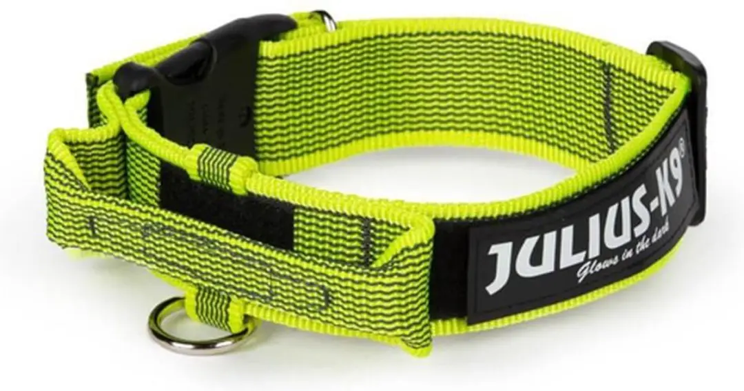 Julius K9 Halsband Geel 38-53cm