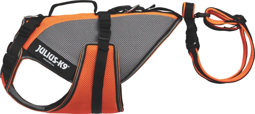 Julius K9 JK9 Multivest 4-in-1 Hondenjas - S - UV Oranje
