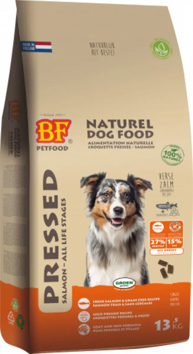 Biofood Vleesbrok Geperst Zalm Graanvrij