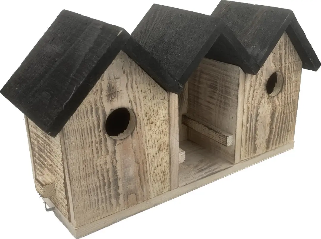 GARDEN SPIRIT Vogelhuisje Pindakaaspothouder met nestkast 35 x 19 x 13 cm