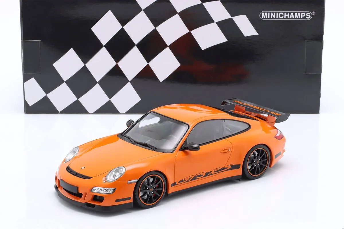 Porsche 911 GT3 RS 2007 - 1:18 Minichamps Model - Grijs