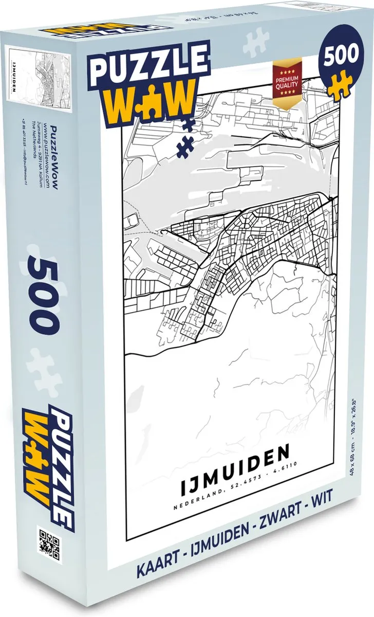 PuzzleWow IJmuiden Legpuzzel 500 Stuks