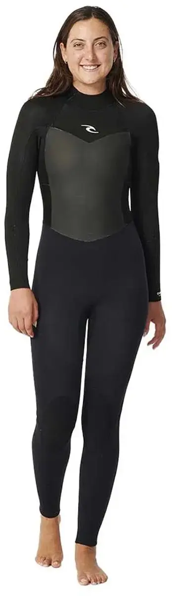 2025 Rip Curl Dames Omega 4/3mm Rug Ritssluiting Wetsuit