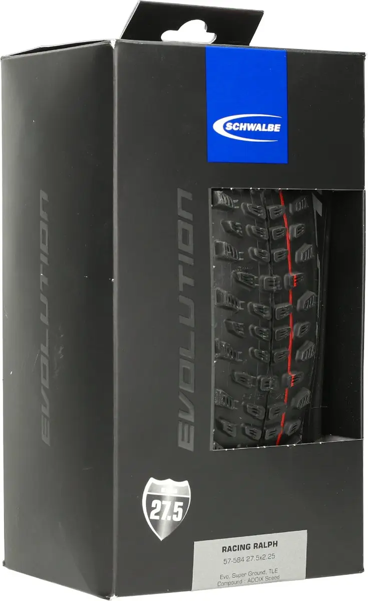 Schwalbe Racing Ralph TLE 27.5x2.25 Buitenband - Zwart