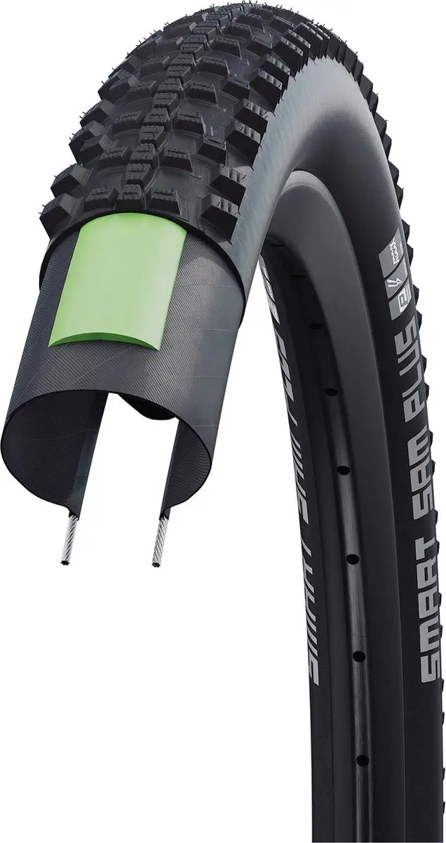 Schwalbe Smart Samoa K-Guard Blacknroll MTB-band 18x1.85 - Zilver