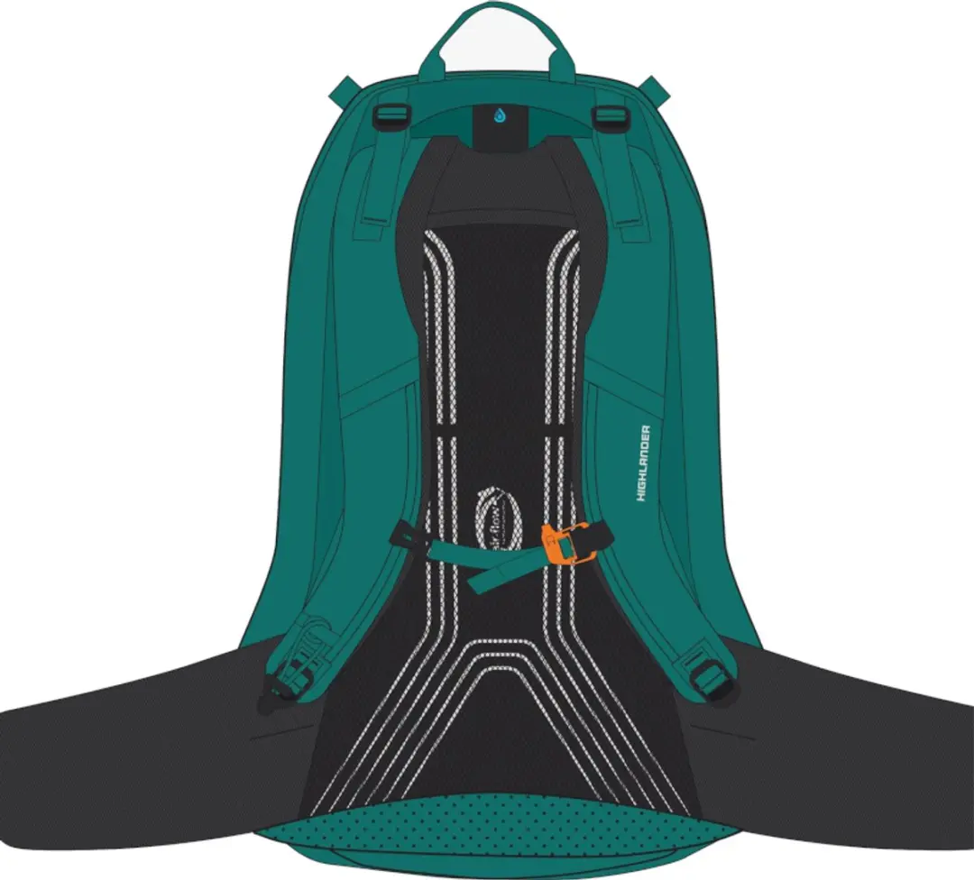 Highlander Outdoor Vega Rucksack 40L - Groen