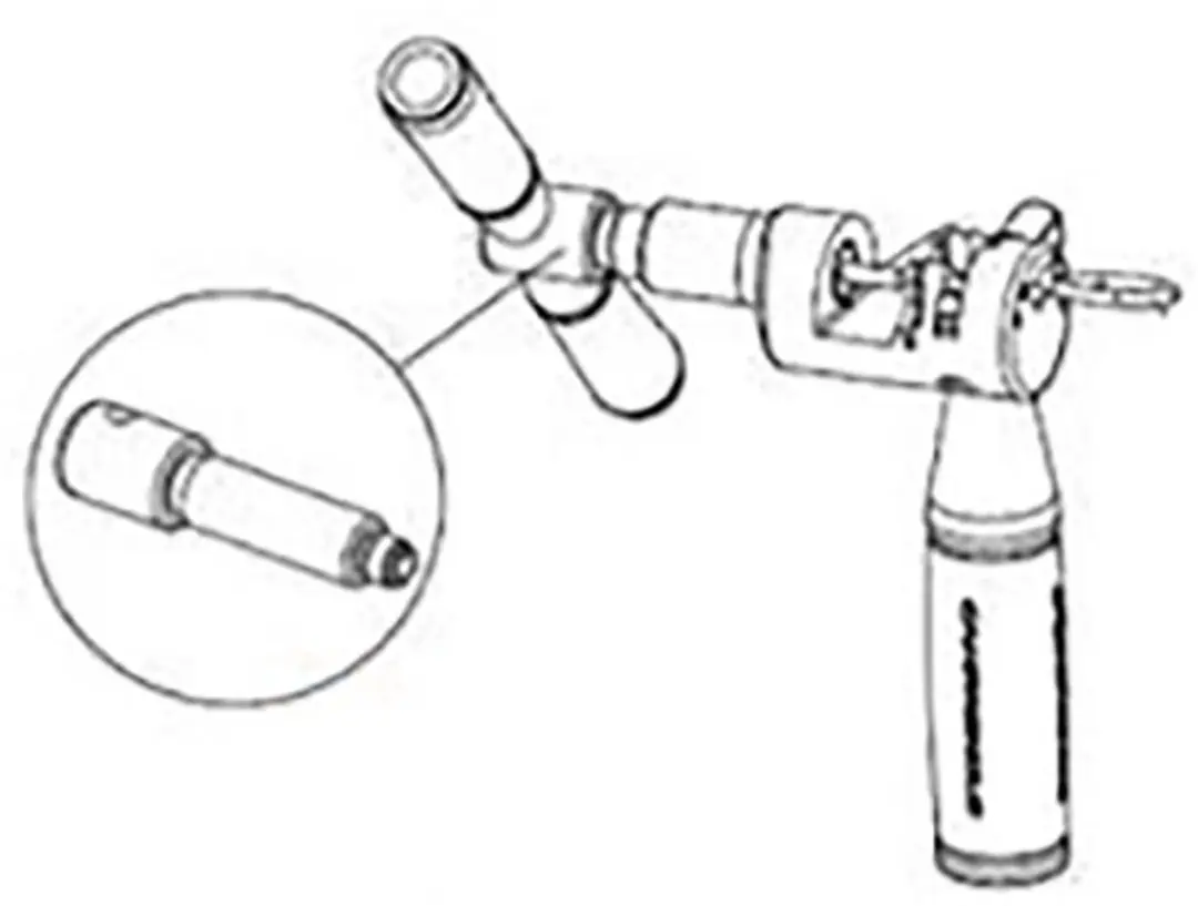 Campagnolo Ut-cn200/ut-cn300 Central Axle Kettingpen-extractor Zilver
