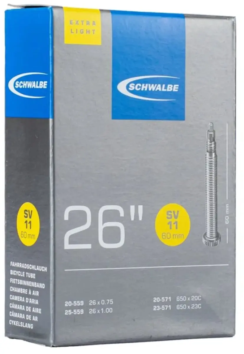 Schwalbe SV11 Binnenband 26x20/25-559/571 - 60mm Presta