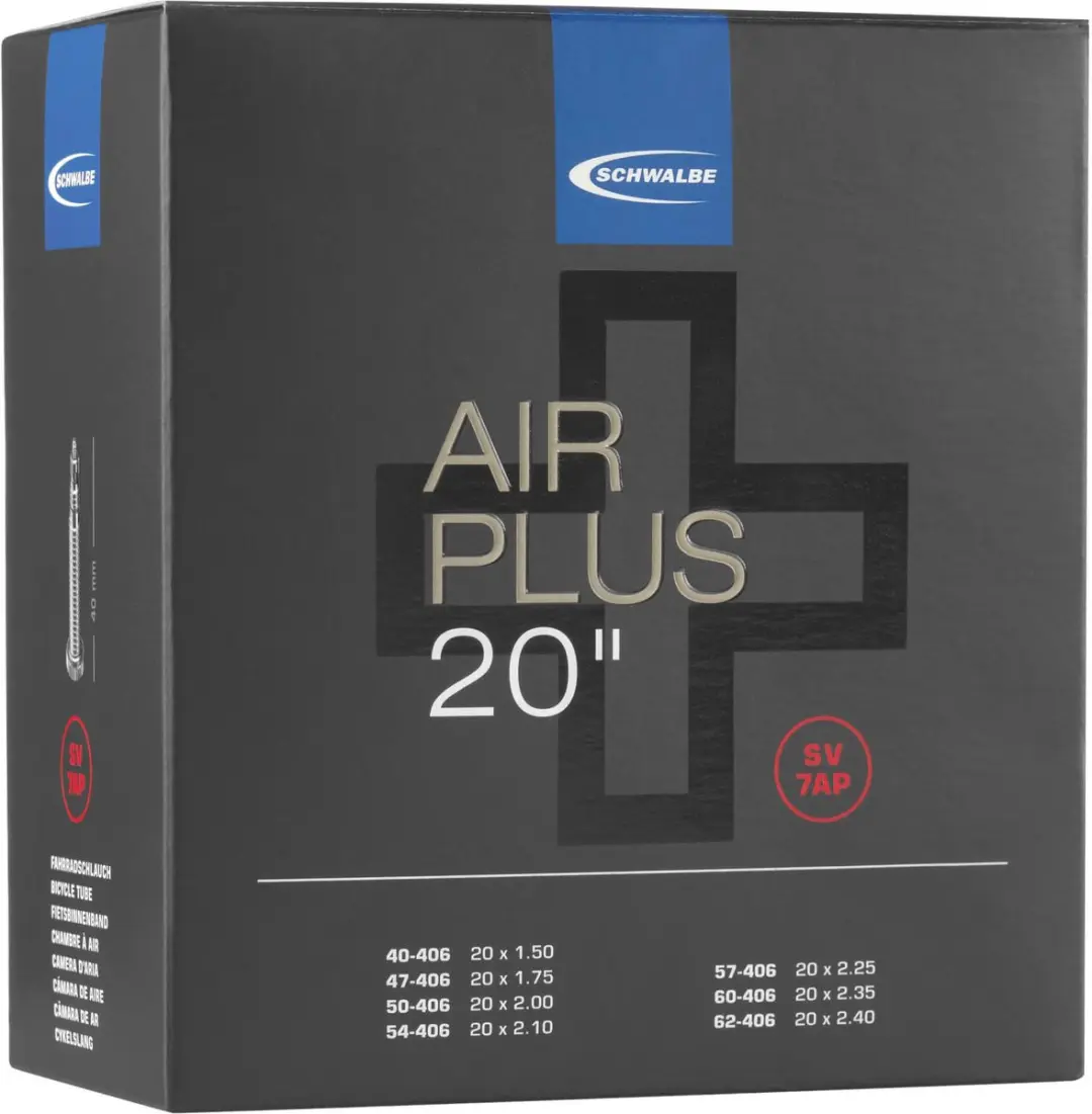 Binnenband Schwalbe Air Plus SV7AP 20 / 40/62-406