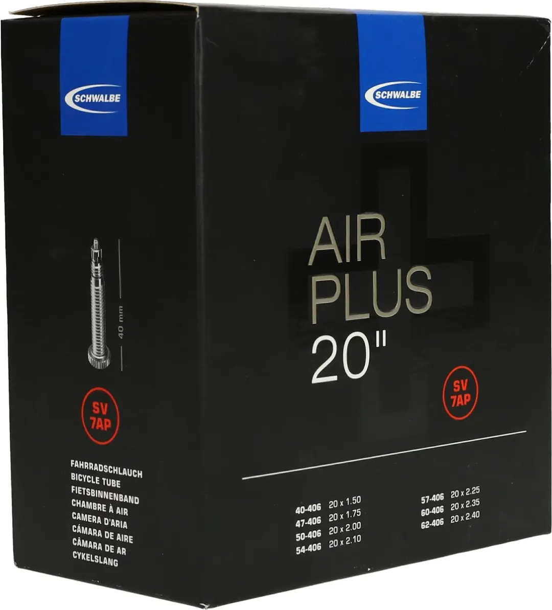 Schwalbe Air Plus SV7AP Binnenband 40mm - Auto/Schrader