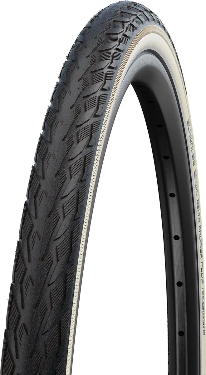 Schwalbe Delta Cruiser Plus 700 X 28 Stijve Gravelband Zilver 700 x 28