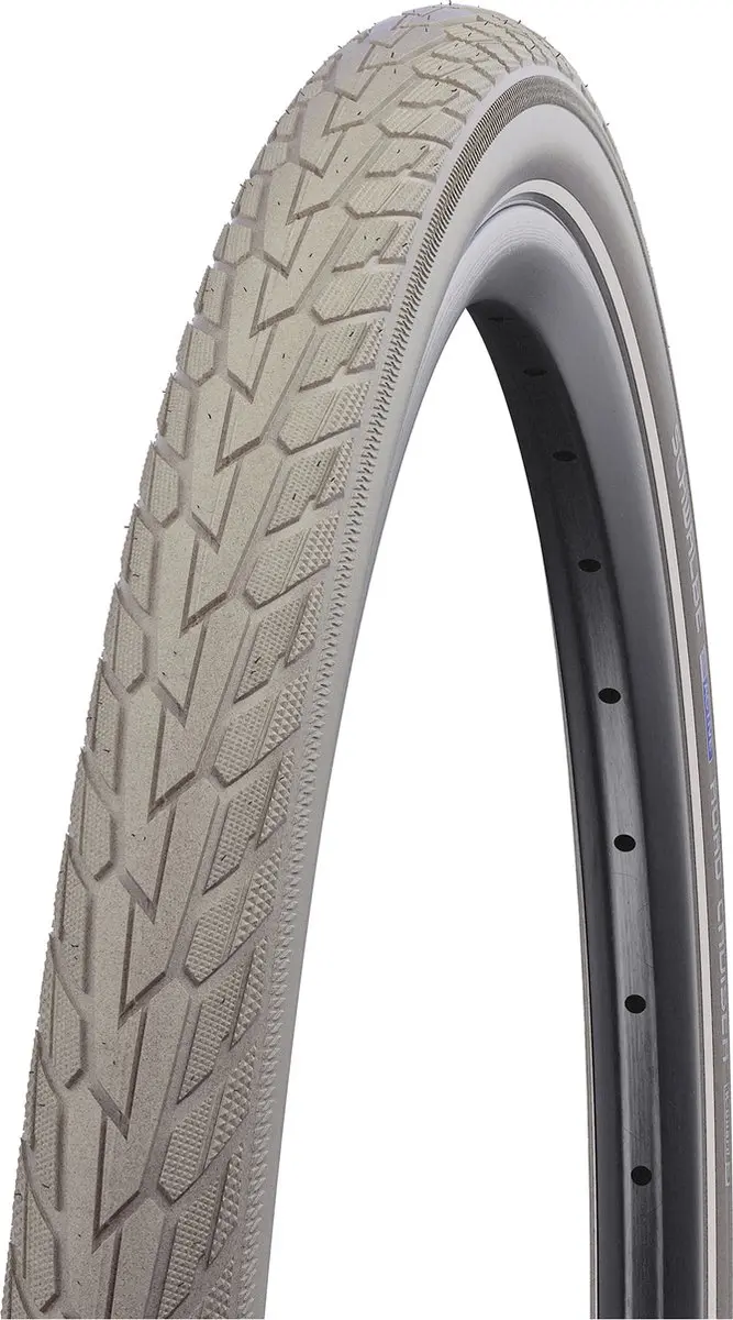 Schwalbe Road Cruiser 28x1.60 Buitenband - Créme met reflectie