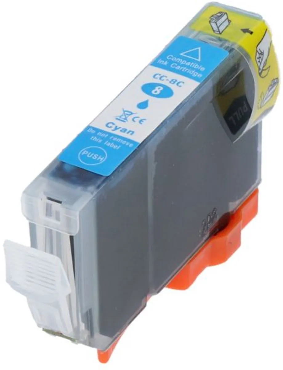 PrintAbout CLI-8C Inktcartridge Cyaan - 15ml - o.a. Canon PIXMA
