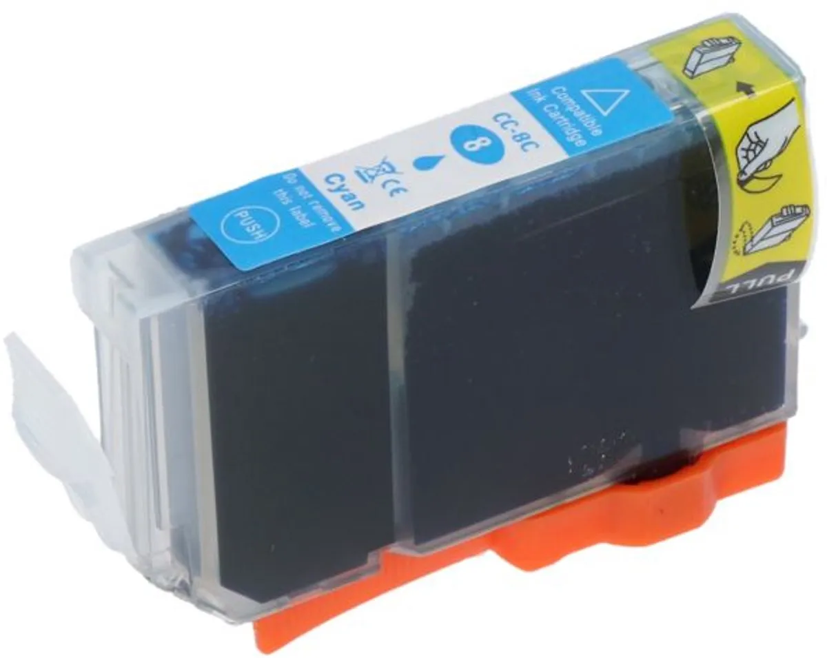 PrintAbout CLI-8C Inktcartridge Cyaan - 15ml - o.a. Canon PIXMA
