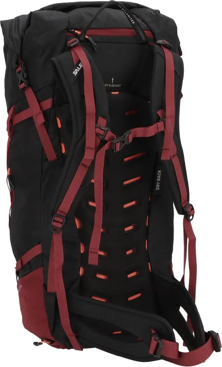 Salewa Puez Backpack 32+5 Trekkingrugzak - 32L - Wijnrood/Zwart