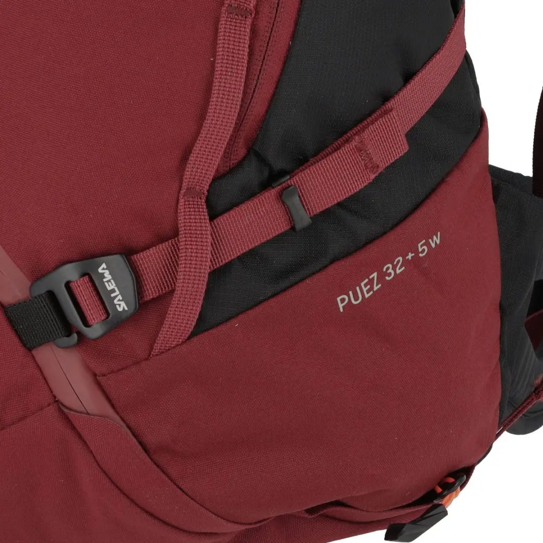 Salewa Puez Backpack 32+5 Trekkingrugzak - 32L - Wijnrood/Zwart