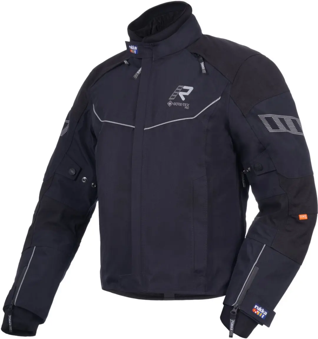Rukka Armagate Zwart Zilver Textiele Motorjas