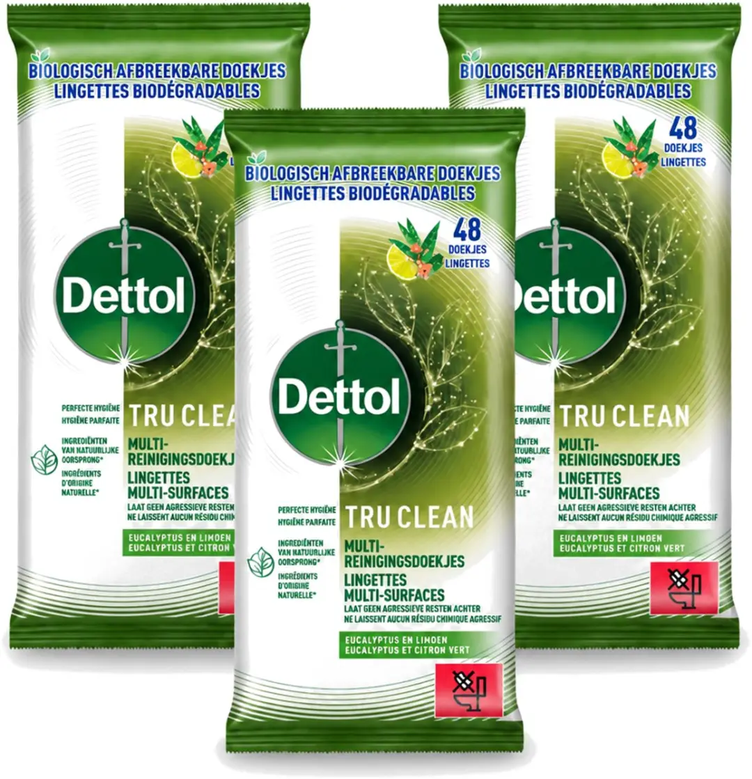 3 x Dettol Tru Clean