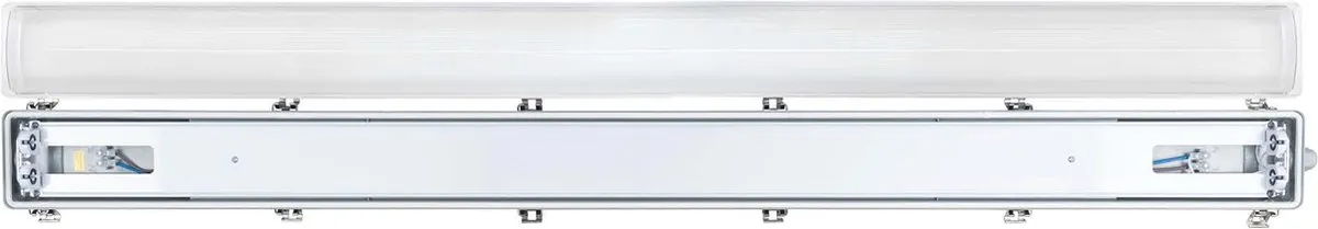 LEDVION 2X TL LED Armatuur 150cm Clips - Grijs - afbeelding 6 van 6