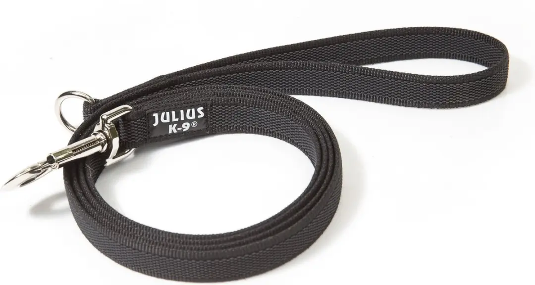 Julius K9 Anti Slip Lijn 14mm x 1,8m - Zwart