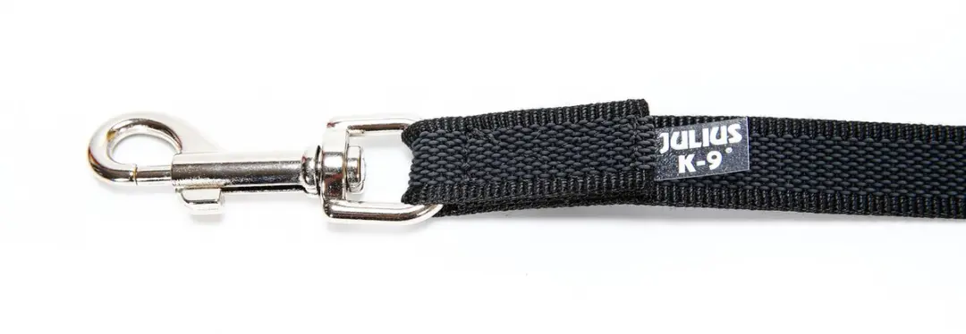 Julius K9 Anti Slip Lijn 14mm x 1,8m - Zwart