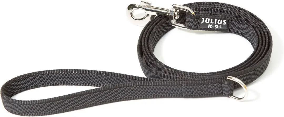 Julius K9 Anti Slip Lijn 14mm x 1,8m - Zwart