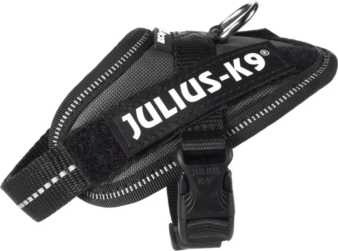 Julius K9 IDC Powertuig Harnas Baby 1/30-40cm XXXS - Antraciet