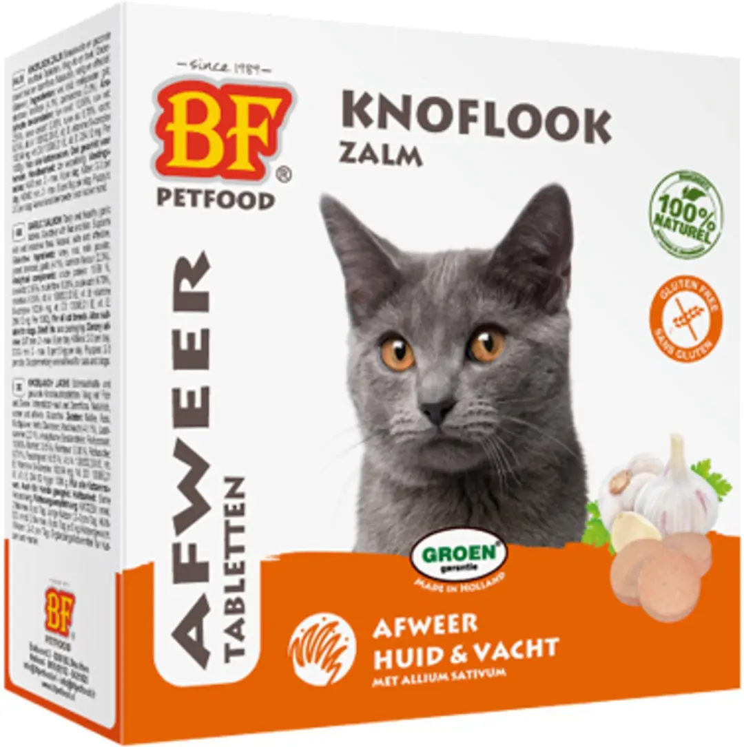 BF Petfood Kattensnoepjes Knoflook Naturel - 100 Stuks