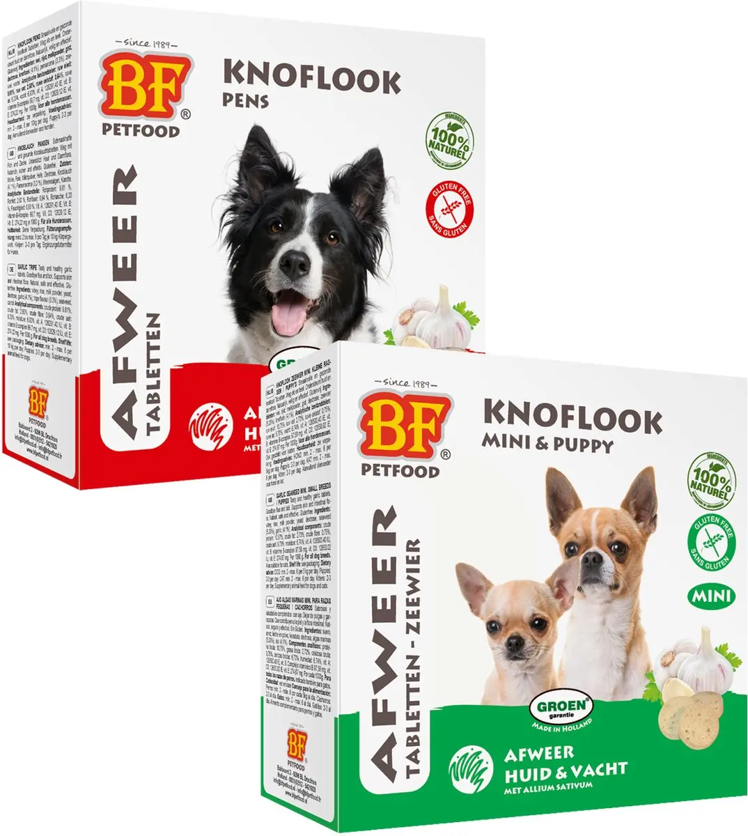 BF Petfood Hondensnoepjes Knoflook Pens - 55 Stuks