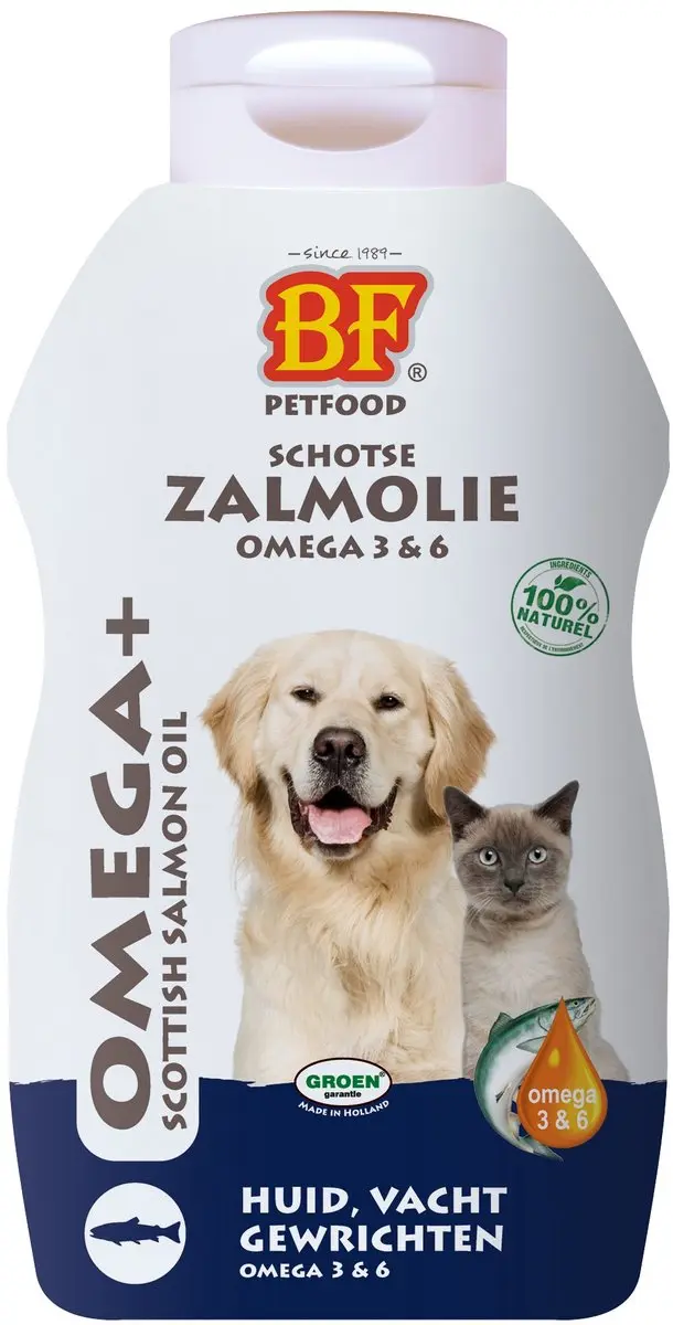 BF Petfood Zalmolie 500ml