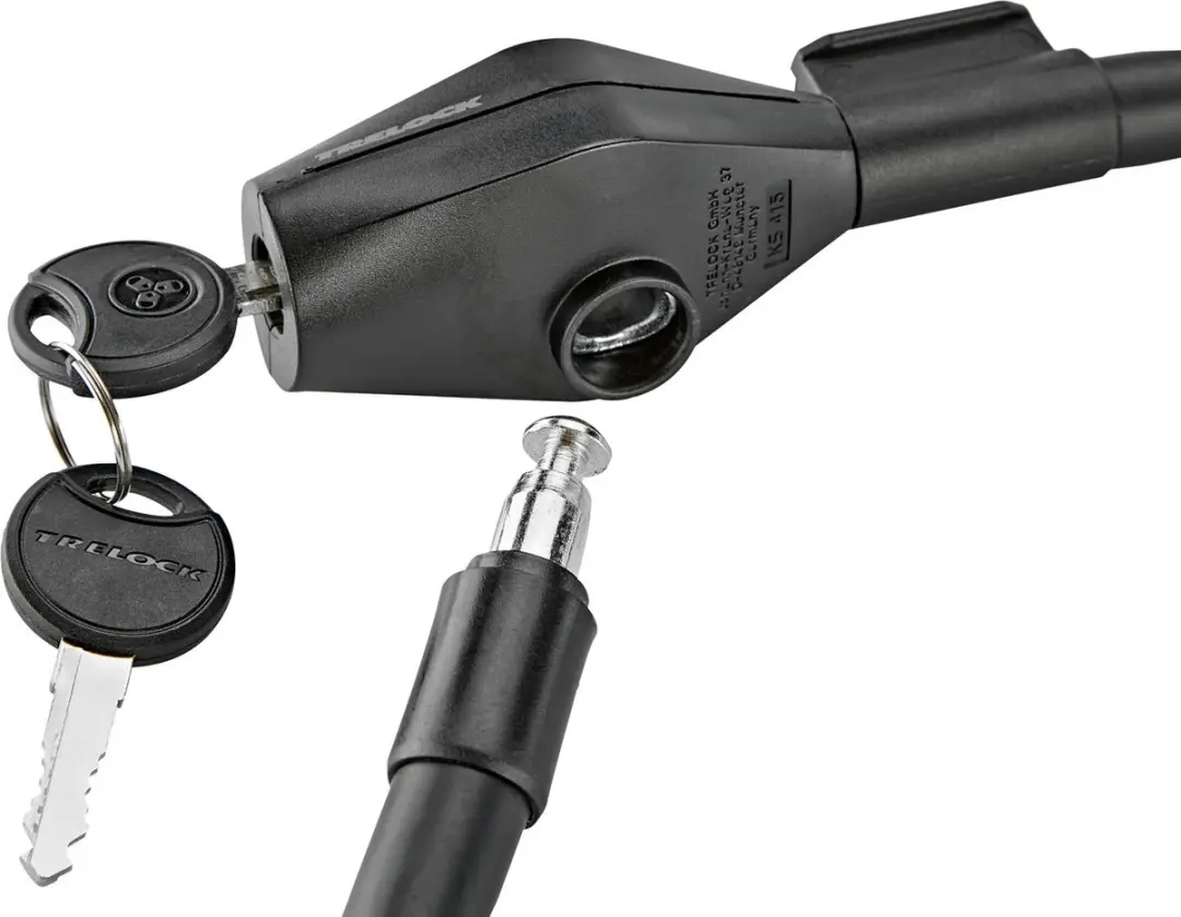 Trelock KS 415 Kabelslot 110/15cm - Zwart