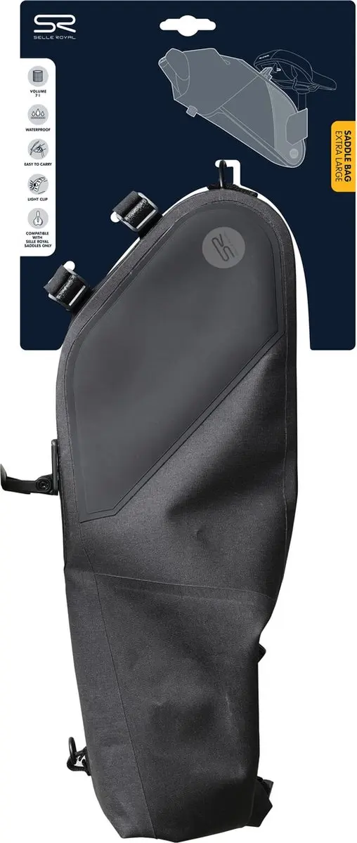 Selle Royal Zadeltas 7L - Zwart