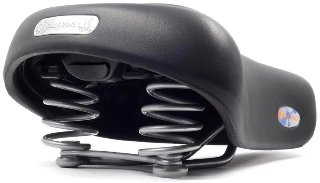 Selle Royal Retro Holland Fietszadel - Unitech Gel - Zwart mat