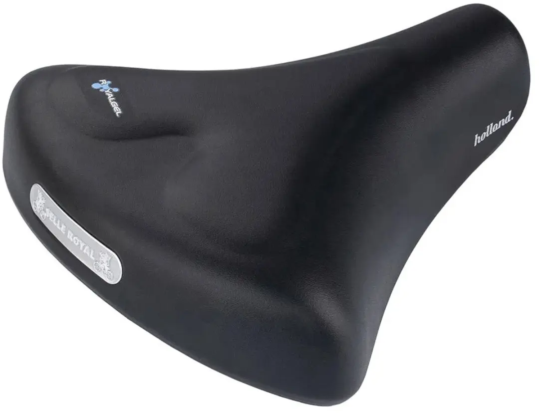 Selle Royal Retro Holland Fietszadel - Unitech Gel - Zwart mat