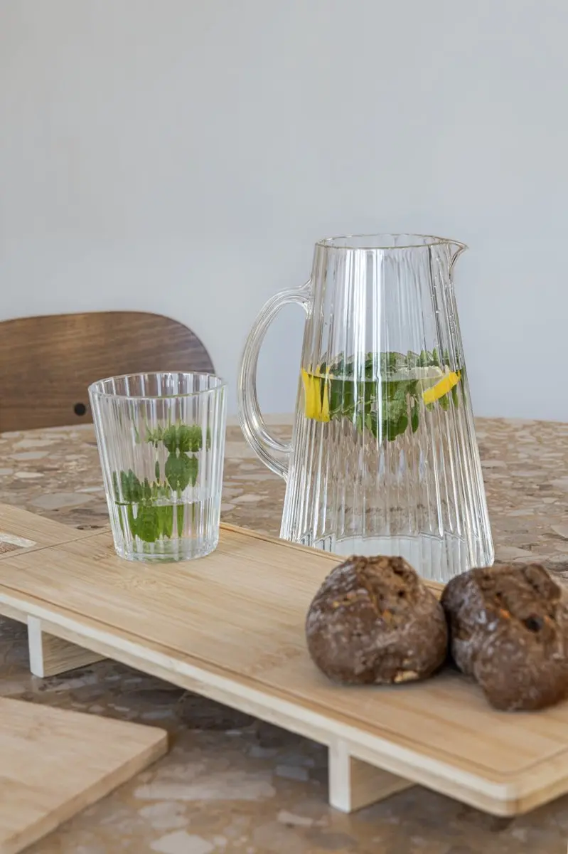 JENS Living Ribbel Karaf 2.2L - Grijs