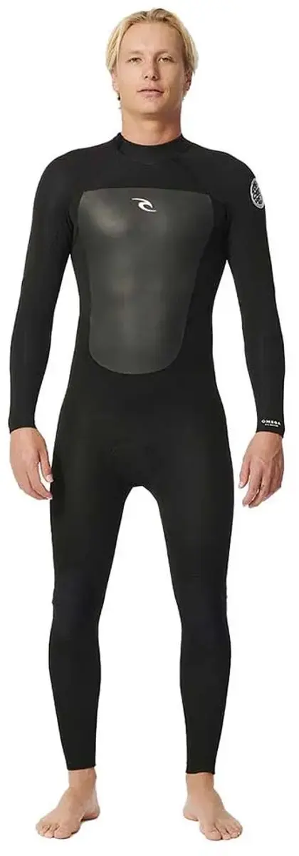 2025 Rip Curl Heren Omega 3/2mm Rug Ritssluiting Wetsuit